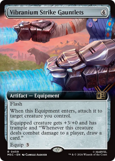 Vibranium Strike Gauntlets (Extended Art) [Marvel Super Heroes Commander]