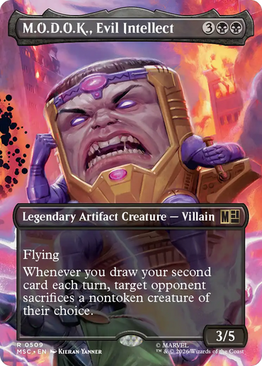 M.O.D.O.K., Evil Intellect (Borderless) [Marvel Super Heroes Commander]