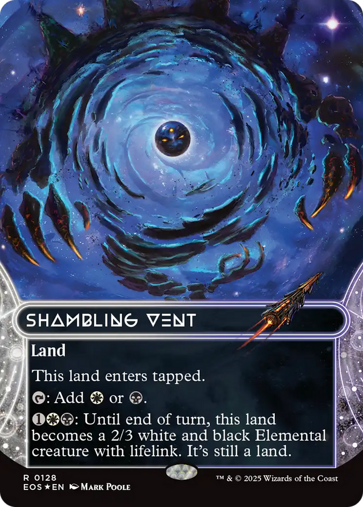 Shambling Vent (0128) (Borderless) (Galaxy Foil) [Edge of Eternities: Stellar Sights]