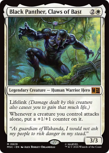 Black Panther, Claws of Bast [Marvel Super Heroes Commander]