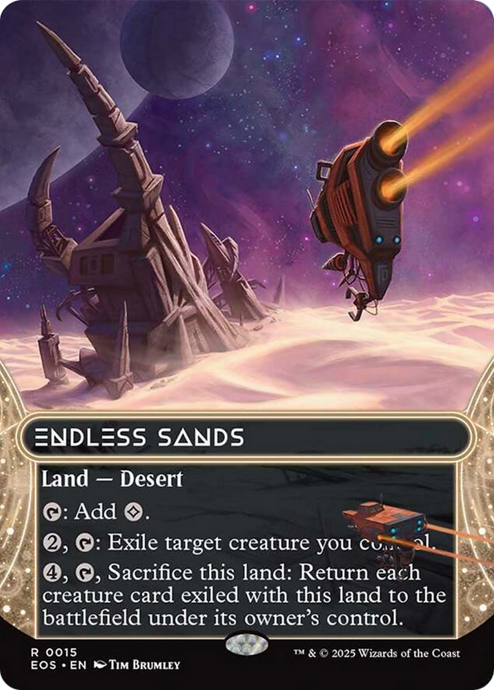 Endless Sands (0015) (Borderless) [Edge of Eternities: Stellar Sights]