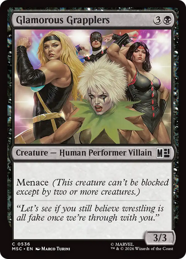 Glamorous Grapplers [Marvel Super Heroes Commander]