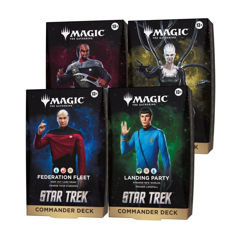 [PREORDER] Star Trek Commander Deck - Set of 4